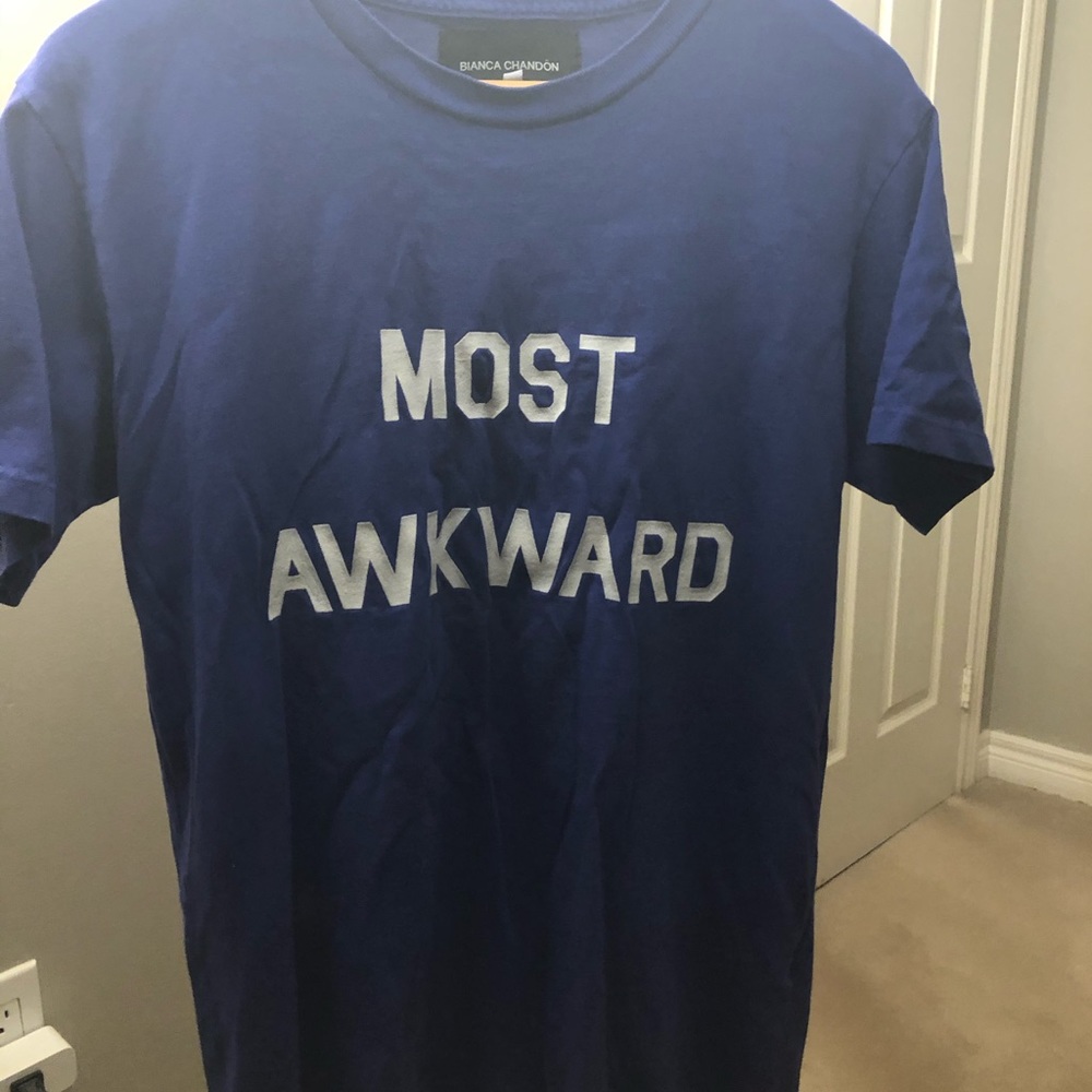 EUC Bianca Chandon “ Most awkward” tee in SZ S!!